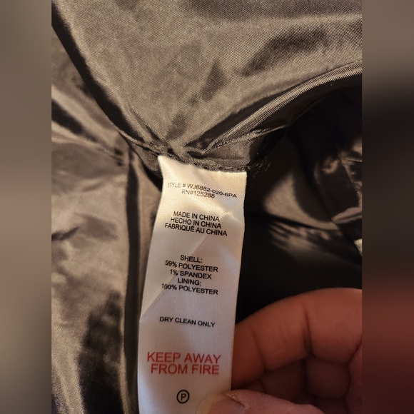 Jason Wu Grey Double Breasted Plaid Sequin Blazer Womens Size S - Picture 7 of 8